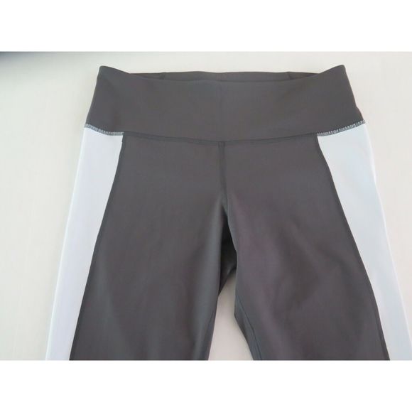 UNDER ARMOUR 1357355-010 WOMENS Sz LARGE GRAY HEATGEAR HI-RISE LEGGINGS $70 - Picture 3 of 4